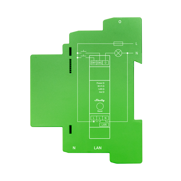 SHELLY PRO DIMMER 1PM Stmívač na DIN lištu SHELLY PRO DIMMER 1PM Stmívač na DIN lištu